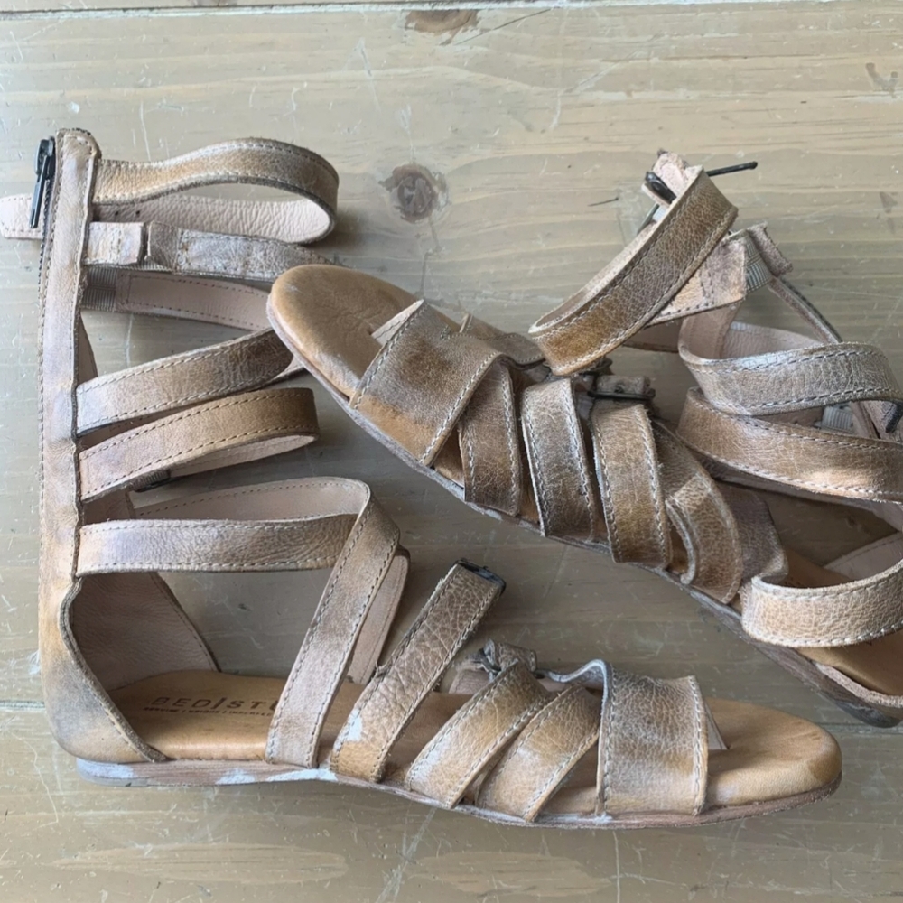 Bed Stu Seneca Leather Gladiator Sandals 8